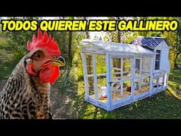 Mirá Cómo Tiene Gallinas FÁCIL… Y Con Huevos Todos los Días - Gallinero ideal para el Jardín