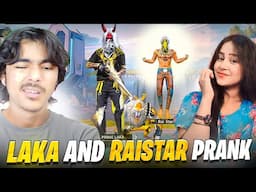 Laka & Raistar Prank on Cute Girl Streamer on Lone wolf😱 She Call Me Hacker - Garena freefire