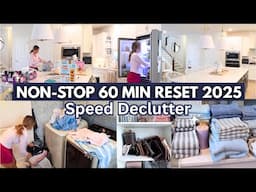 1-HOUR Non-Stop Reset 2025: Speed Declutter, Satisfying Clean & Organize