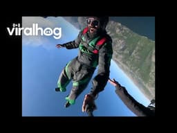 Crazy Jump From “Human Cannon” in Heliboogie || ViralHog