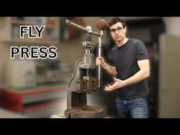 Restoring & Setting up Vintage Fly Press – This Thing’s a Beast - Pt.1