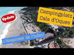 Camping Cala d'Oques (Gänsebucht) in L'Hospital de l'Infant, Costa Daurada (Spanien)