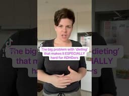 The big problem with ADHD and ‘dieting’ #adhd #dieting #nutrition #nutritiontips #adhdproblems