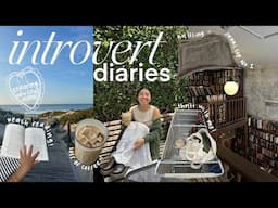 INTROVERT DIARIES | solo knitting date, cafe hopping, thrifting + exploring new cities alone!