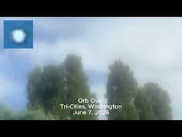 Orb Over Tri Cities, Washington June 7, 2025, UFO UAP Sighting News.