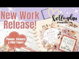 Kellofaplan Work Planner Release | Sticker Book | Filler Paper | Flip Through