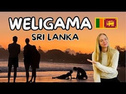 Lively coast town in Sri Lanka with millions of surf schools 🏄‍♀️ 🏖️