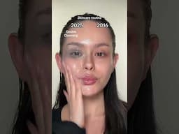 Skincare 2016 vs 2025