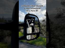5 Things That Should Come Standard on a New RV