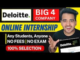 Deloitte Internships 2025 ➤ Free Online Internships for College Students, Graduate & Post Graduates