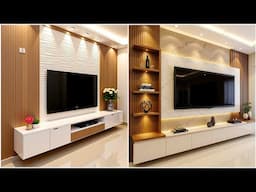 200 Latest Modern TV Unit Design Ideas For Living Rooms 2025 | TV Cabinet & Wall Decorating Ideas P4