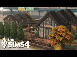 Eco Café with Community space 🌿 | The Sims 4 Businesses & Hobbies EP