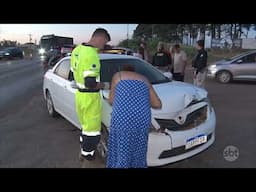 SUSTO NA BR-163: Três carros se envolvem em acidente em Sinop
