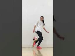 Dancing with the football!