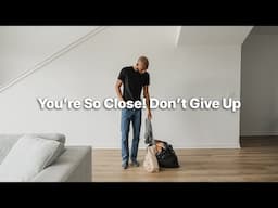 You’re decluttering but the final stretch feels hard, try this