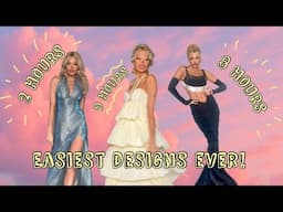 MAKE YOUR OWN PROM DRESS 2025! (or bridesmaid/red carpet/grocery shopping gown) Easiest yet!
