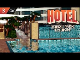 POOL AREA - Building a HOTEL in Themepark Tycoon 2 Roblox #3