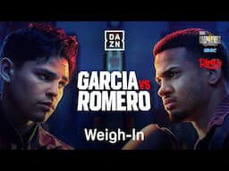 RING MAGAZINE: RYAN GARCIA VS. ROLLY ROMERO WEIGH IN LIVESTREAM (FATAL FURY: CITY OF WOLVES)