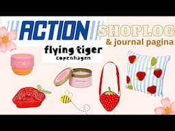 Action shoplog , Flying Tiger & journal pagina