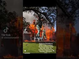 The Nottoway plantation has been burnt down. Ase amen!! #horror #spirituality #greenscreen #tiktok