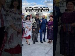 ¿De dónde son los trajes típicos de Guatemala?