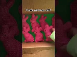 Tanti coniglietti in partenza 🥰 #crochet #uncinetto #amigurumi