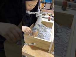 Stained Drawers? Drawer Liners 101 #diy