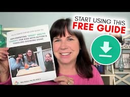 Start Effective ABA Verbal Behavior Therapy with My NEW Guide