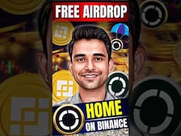 Free HOME Token Airdrop on Binance!🔥 | Claim HOME via Launchpool Now! #shorts #crypto