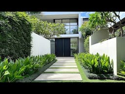 Pure Simplicity Clean and Sleek Single Story Minimalist House Design