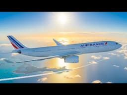 AIR FRANCE A330 Business Class | St Maarten to Paris (4K flight review)
