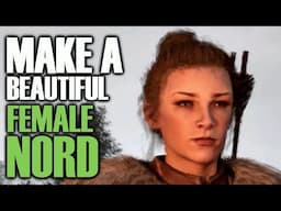 Make a Beautiful Female Nord in OBLIVION REMASTERED