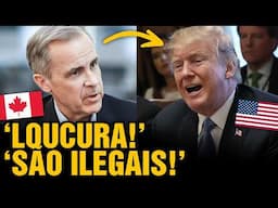 Trump ataca novamente o Canadá e DUPLICA as tarifas! Canadá sugere retaliação aos EUA 😮 🇨🇦 🇺🇸