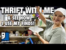 Goodwill Thrift Store Shopping for Summer! Thrift with Me & Haul THRIFTING HOME DECOR