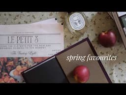spring favourites | books, music, comfort food & recent buys