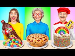 Me vs Grandma Cooking Challenge | Tasty Kitchen Hacks by Multi DO Challenge