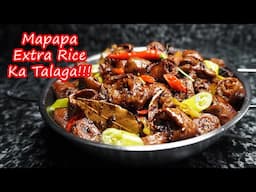 MAGDADAGDAG KA TALAGA NG SINAING PAG GANITO KA-SARAP ANG PAGKAKALUTO MO SA ADOBONG TUMBONG NG BABOY!