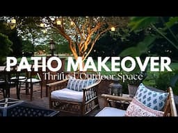 Patio Makeover - A Spring, Thrifted Refresh of Our Outdoor Space