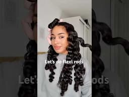 Trying FLEXI RODS/BENDY ROLLERS on my natural hair! #heatlesscurls #curlyhair