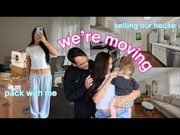 PACK WITH ME | moving vlog part 1