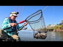 Dock Fishing For Dinner - Keep Moving Until You Find Them!