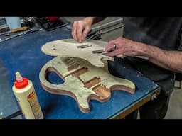 Attaching The Top And Back Plates On The Solid And Hollow Body Guitars