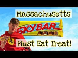 SKY BAR Candy Bar a Massachusetts Must Eat!  Factory and Review