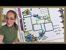 Earth Day Plan with Me in a Classic Happy Planner