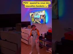 Quand tu veux des nouvelles baskets 😭 #humour #humoristefrancais #24heures #drole #gaming #rire ￼