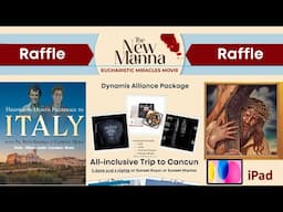 Raffle for Pilgrimage to Italy, Painting, iPad, and More