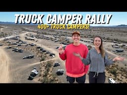 Truck Camper Rally 2025 | Quartzsite Arizona | Camping in our 2024 Cirrus 820