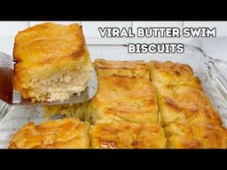 HOW TO MAKE THE TIKTOK VIRAL BUTTER SWIM BISCUITS!