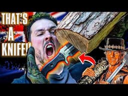 AUSTRALIA Most Indestructible Knife EVER!!? Half Breed Blades LBK CPM-3V!