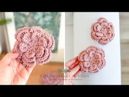 How to Crochet a Large Flower